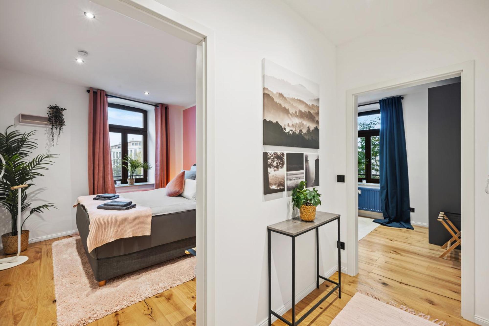 Edler Wohnraum Schlossteich-Suite 3 Sz Mit Zwei Balkonen, Kaffeevollautomat, Kamin, Klima, Lift & Zwei Parkplaetzen Chemnitz Dış mekan fotoğraf